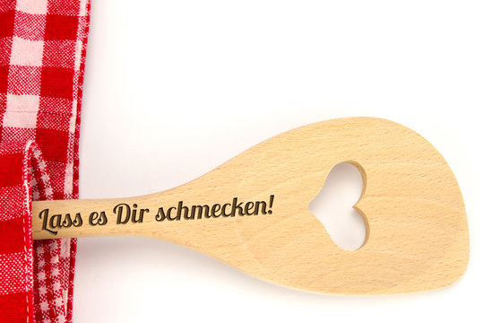 Lass Es Dir Schmecken Stock Photo Adobe Stock
