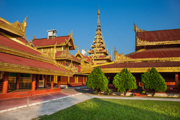 Mandalay Royal Palace in Myanmar
