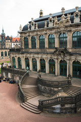 Naklejka premium Dresden, famous Zwinger museum