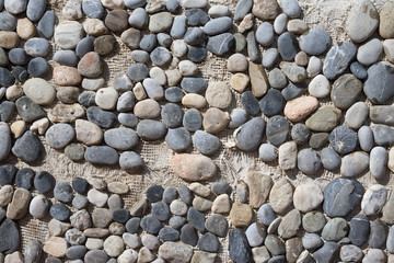 Natural pebble texture for background