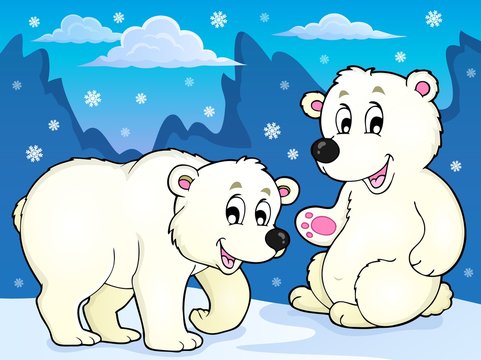 Polar bears theme image 1
