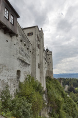 Fototapeta na wymiar Fortress Hohensalzburg in Salzburg, Austria.