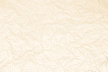 Crumpled brown paper for background