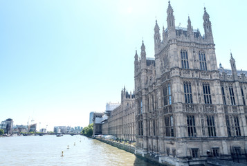 London skyline. Beautiful city landmark, UK