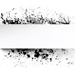 White background with grunge.