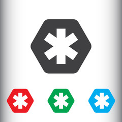 Medical symbol of the Emergency icon