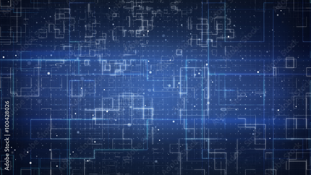 Poster technology pattern abstract background