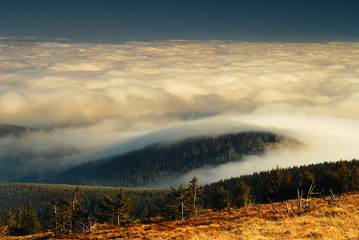 Czech mountains I., inversion