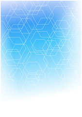 Obraz na płótnie Canvas modern vector background with hexagons