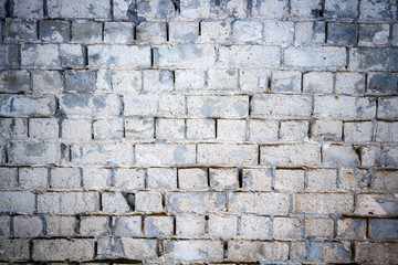 White brick wall texture