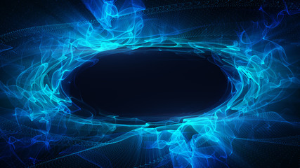 blue energy abstract background