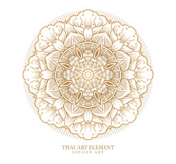 Thai art element for design,