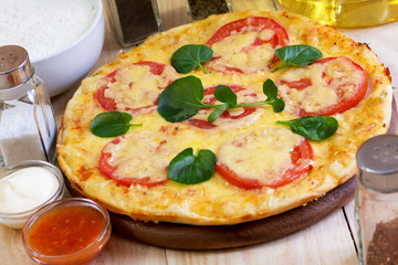 Homemade Pizza Margarita