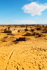 sahara      africa in morocco    and  historical village