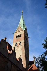 Fototapeta na wymiar View in the city of Augsburg, Bavaria, Germany