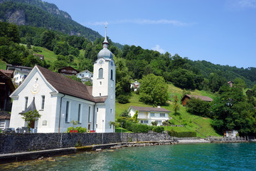 Church and houses