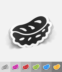 realistic design element. sushi