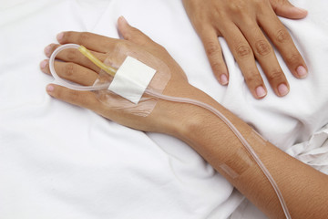 saline intravenous (iv)