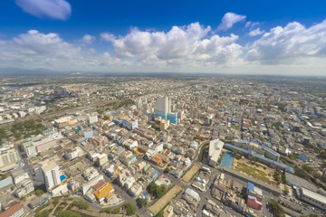 Fototapeta na wymiar Aerial view Hat Yai Thailand