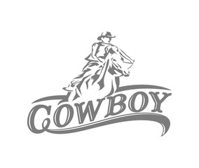 cowboy and typography