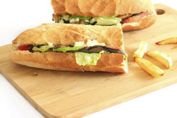 vegetable sandwich
