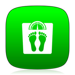 weight green icon