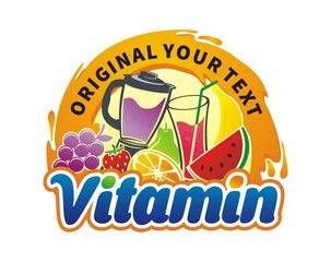 fruit juice vitamin vintage