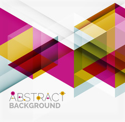 Vector triangle background