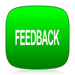 feedback green icon