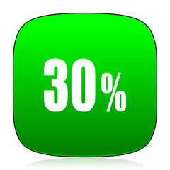 30 percent green icon