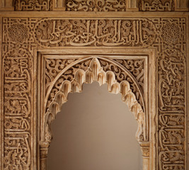 architecture arab  tails decorative detail Spain Alhambra mosaic