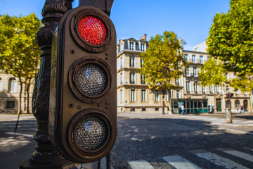 City traffic light.