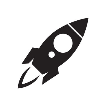 icon rocket, vector