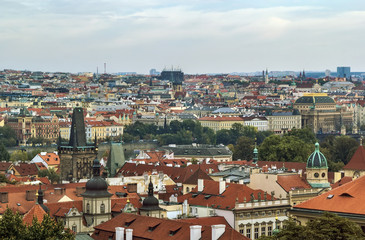 Naklejka na ściany i meble view of Prague, Czech republic