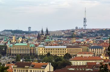 Fototapeta na wymiar view of Prague, Czech republic