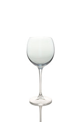 wine glass on a white background