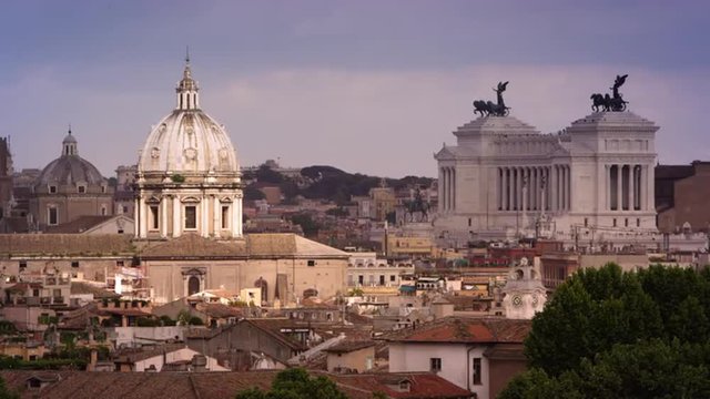 Roman skyline festering St. Peters basilica