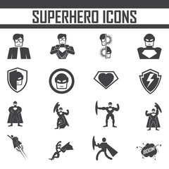 superhero  icon vector.