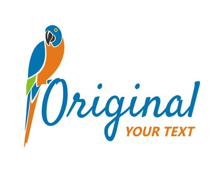 parrot typography