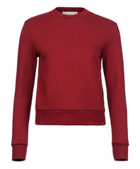 Cut-out of Plain Maroon Ladies' Sweater Jumper on Invisible Mann