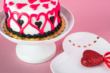 Valentines Day cake.