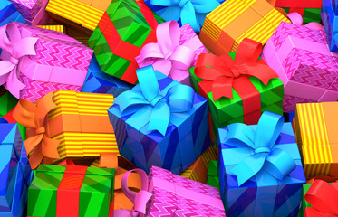 Many of gift box