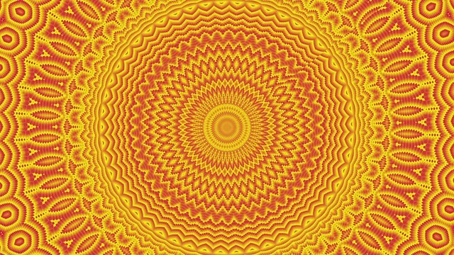 Abstract red-yellow background radial changing Looped video