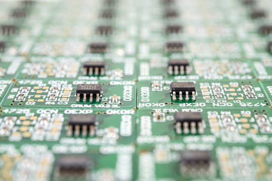 Production of electronic chip