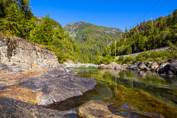 View Near Ellis Creek On Vancouver Island