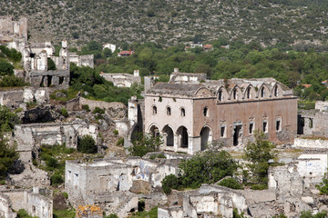  Ghost town of Kayakoy in Fethiye(Turkey)