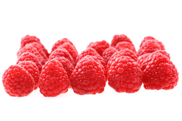 fresh raspberries background..