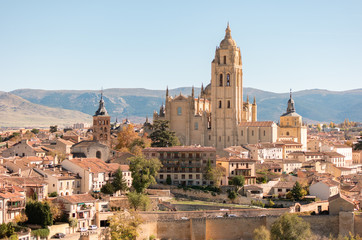 Fototapeta na wymiar Segovia Espana