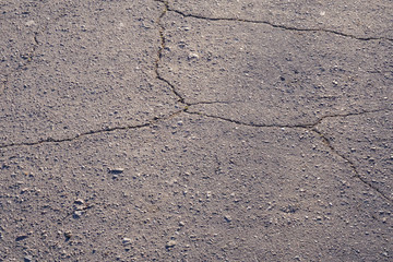 cracked asphalt road texture