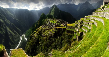Peel and stick wall murals Historic building Machu Picchu